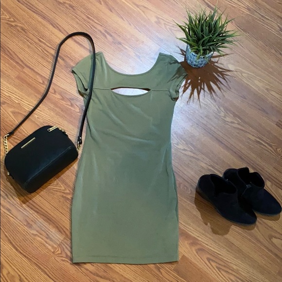 Guess Dresses & Skirts - Guess olive color dress